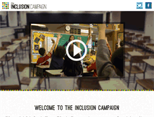 Tablet Screenshot of inclusioncampaign.org